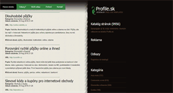 Desktop Screenshot of profile.sk