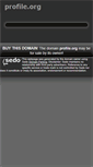 Mobile Screenshot of profile.org
